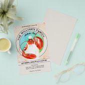 Lobster Chef Seafood Event Flyer (Voorkant /achterkant)