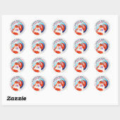 Lobster Chef Seafood Spice kruiden Ronde Sticker (Vel)