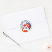 Lobster Chef Seafood Spice kruiden Ronde Sticker (Envelop)