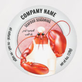 Lobster Chef Seafood Spice Labels (Design 1)