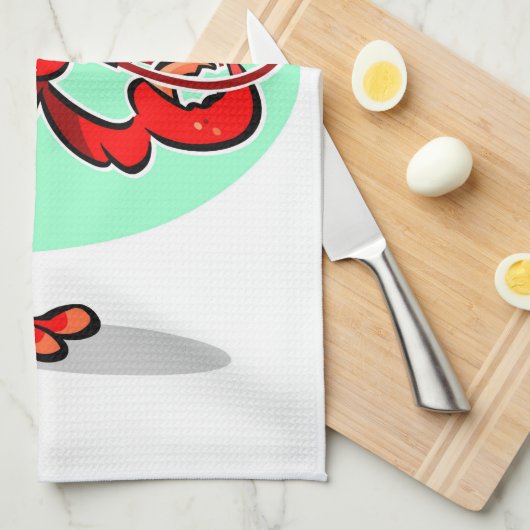 Lobster Chef Theedoek (Quarter Fold)