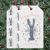 Lobster Christmas Card Cadeaulabel