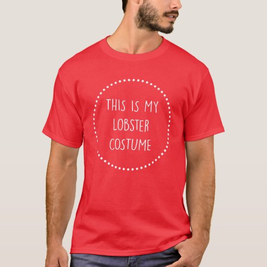 Lobster Costume T-shirt (Voorkant)