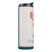 Lobster Crawfish Waterverf schaaldieren Thermosbeker (Gedraaid links)