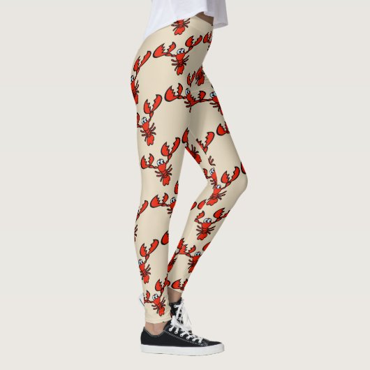 Lobster, Crayfish, Crawfish Leggings (Rechts)