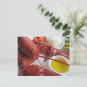 Lobster Dinner Briefkaart (Staand voorkant)