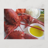 Lobster Dinner Briefkaart (Voorkant)