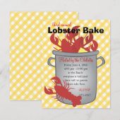 Lobster Dinner Kaart (Voorkant / Achterkant)