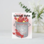 Lobster Dinner Kaart (Staand voorkant)