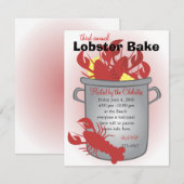 Lobster Dinner Kaart (Voorkant / Achterkant)