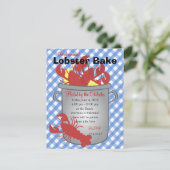 Lobster Dinner Kaart (Staand voorkant)