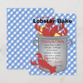 Lobster Dinner Kaart (Voorkant / Achterkant)