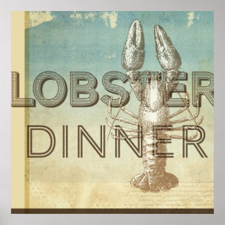 Lobster Dinner Poster