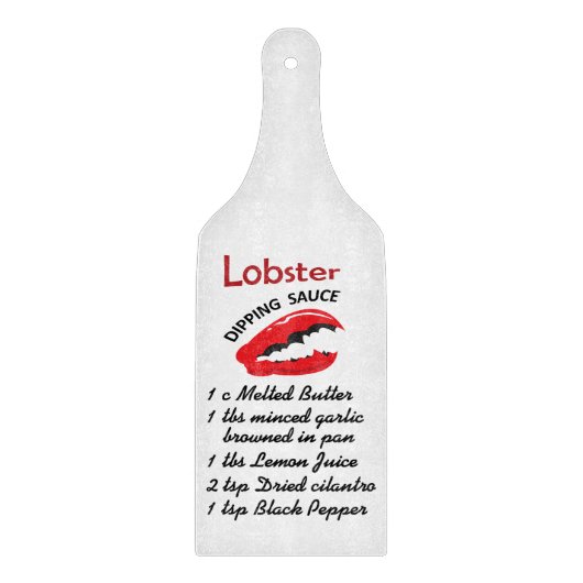 Lobster Dipping Sauce Snijplank (Voorkant)