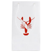 Lobster Dive Silhouette Klein Cadeauzakje (Voorkant)