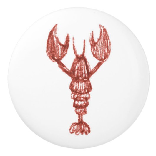 (Lobster) en Anchors Keramische Knop (Voorkant)