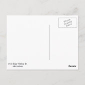 Lobster en garnalen briefkaart (Achterkant)