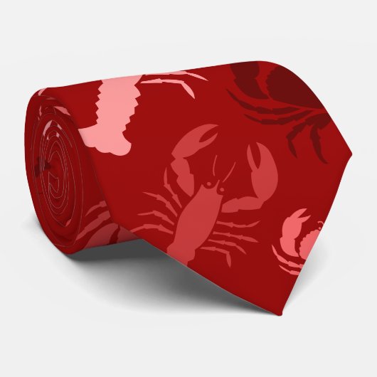 Lobster en krab Stropdas (Opgerold)