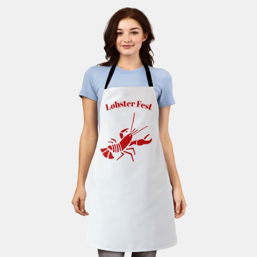 Lobster Fest Apron Schort (Gedragen)