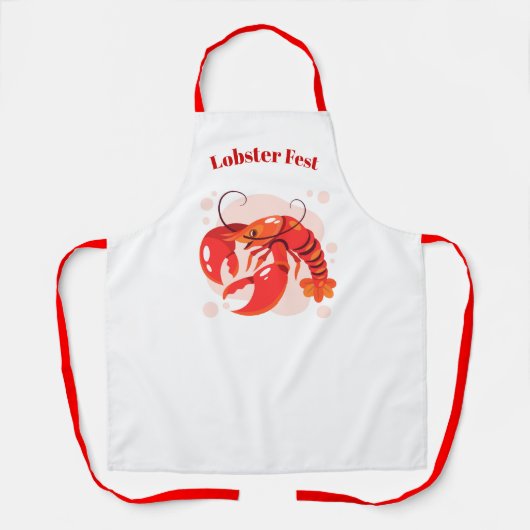 Lobster Fest Apron Schort (Voorkant)