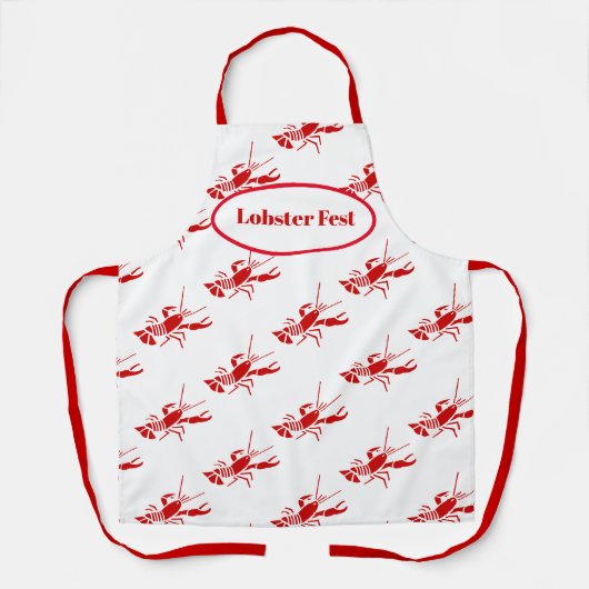 Lobster Fest Apron Schort (Voorkant)