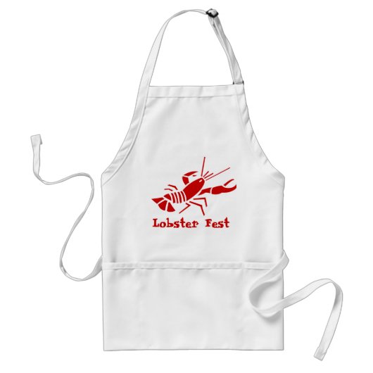 Lobster Fest Apron Standaard Schort (Voorkant)