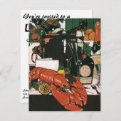 Lobster Fest Champagne Kaart (Voorkant / Achterkant)