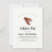 Lobster Fest Invitations Kaart (Voorkant)