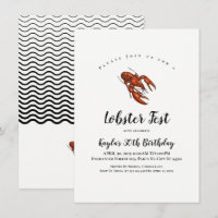 Lobster Fest Invitations