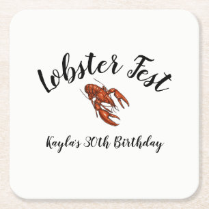 Lobster Fest Kartonnen Onderzetters