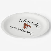 Lobster Fest Napkins Papieren Bordje (Gekanteld)