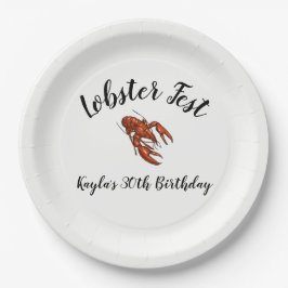 Lobster Fest Napkins Papieren Bordje