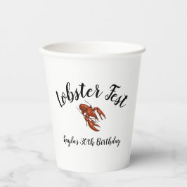 Lobster Fest Papieren Bekers