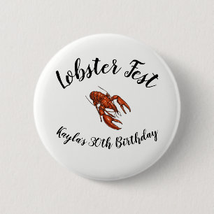 Lobster Fest Ronde Button 5,7 Cm