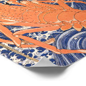 Lobster Fight - Utagawa Kuniyoshi Poster (Hoek)