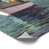 Lobster Fishermen on Otter Creek Hard at Work Poster (Hoek)