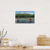 Lobster Fishermen on Otter Creek Hard at Work Poster (Keuken)