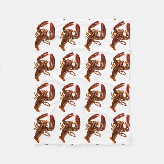 Lobster Fleece Blanket (Voorkant)