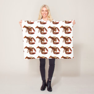 Lobster Fleece Deken