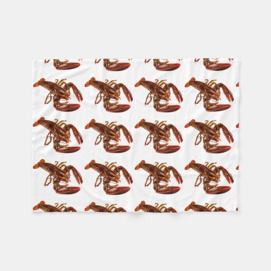 Lobster Fleece Deken (Voorkant (Horizontaal))