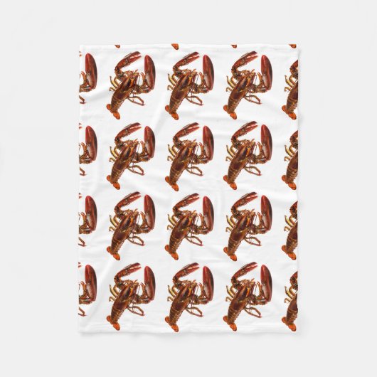 Lobster Fleece Deken (Voorkant)