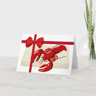 Lobster Gift Wenskaart Kaart