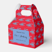 Lobster Ginger Jars Jar Wedding Favor Box
