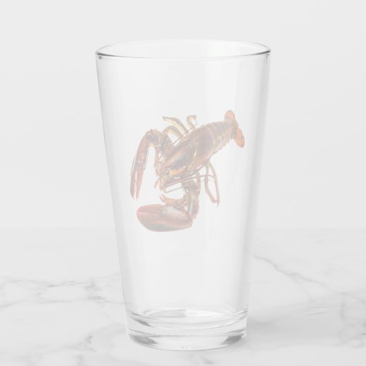Lobster Glas (Achterkant)
