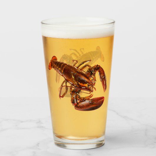 Lobster Glas (Voorkant gevuld)