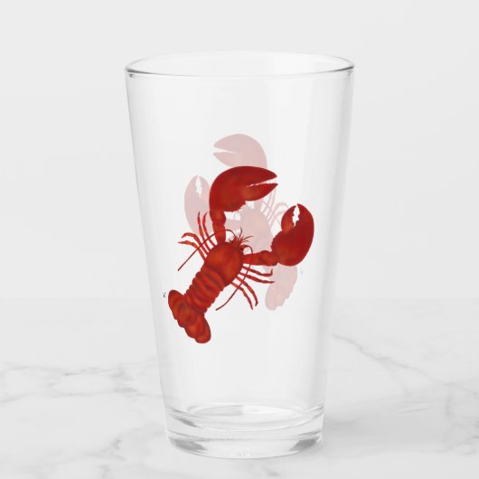 Lobster Glas (Voorkant)