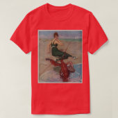  Lobster Guitar Serenade Illustration 1914 T-shirt (Design voorkant)