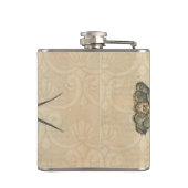 Lobster Illustration Antiek Maine Seafood Heupfles (Achterkant)