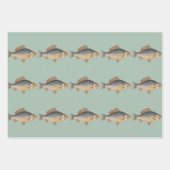 Lobster Illustration Antiek Maine Seafood Inpakpapier Vel (Voorkant 3)