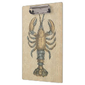 Lobster Illustration Antiek Maine Seafood Klembord (Links)